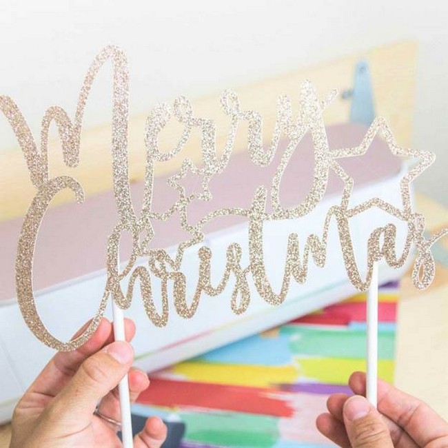 DIY Cake Toppers With Cricut