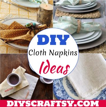 DIY Cloth Napkins Ideas