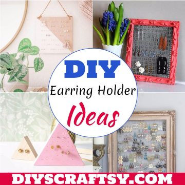 DIY Earring Holder Ideas 1