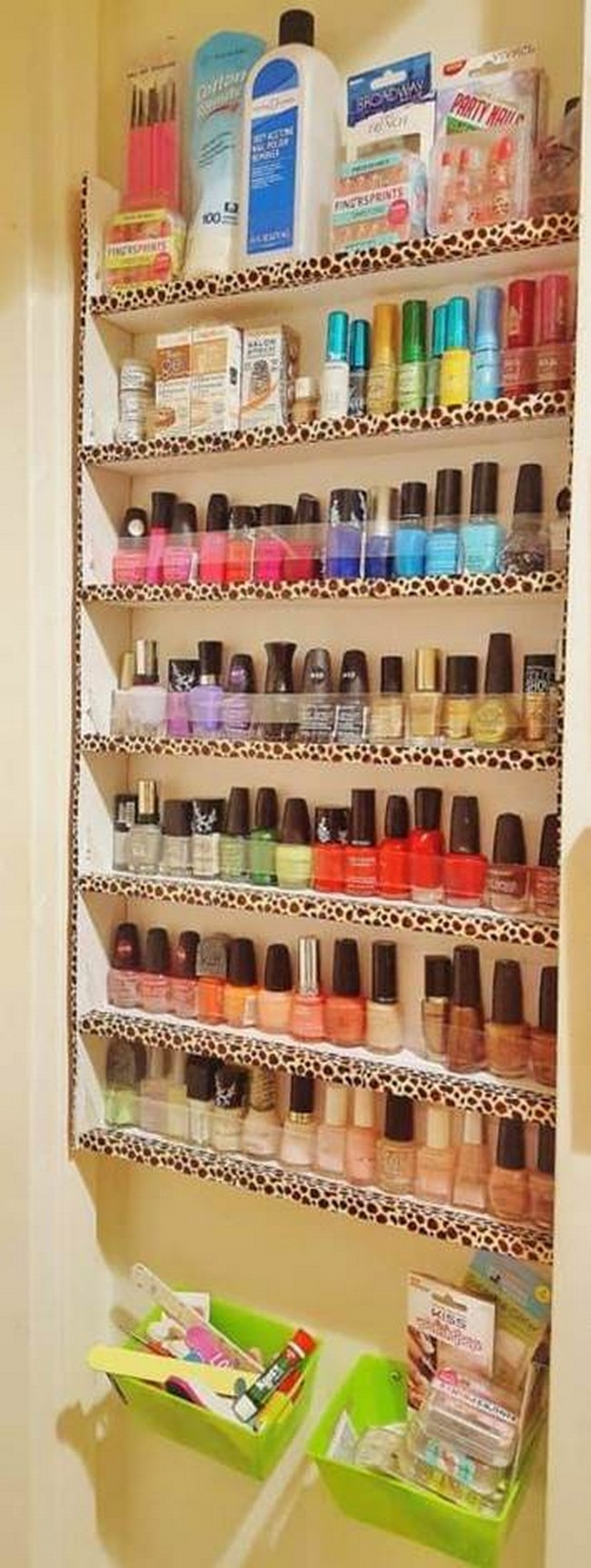 DIY Nail Polish Display