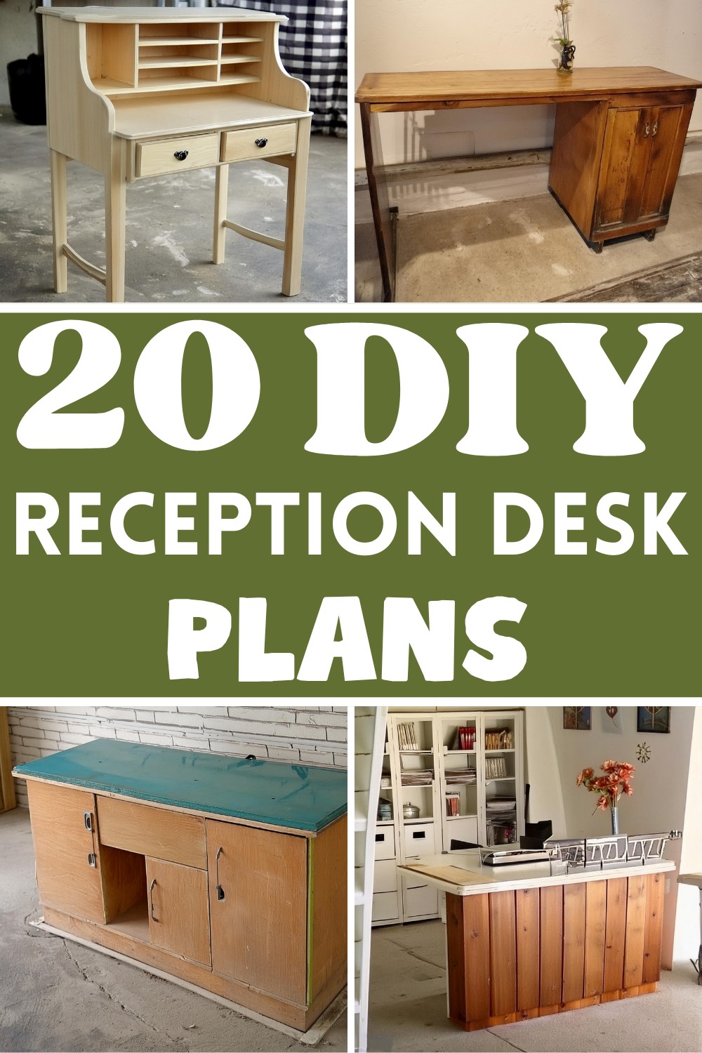 DIY Reception Desk Plans