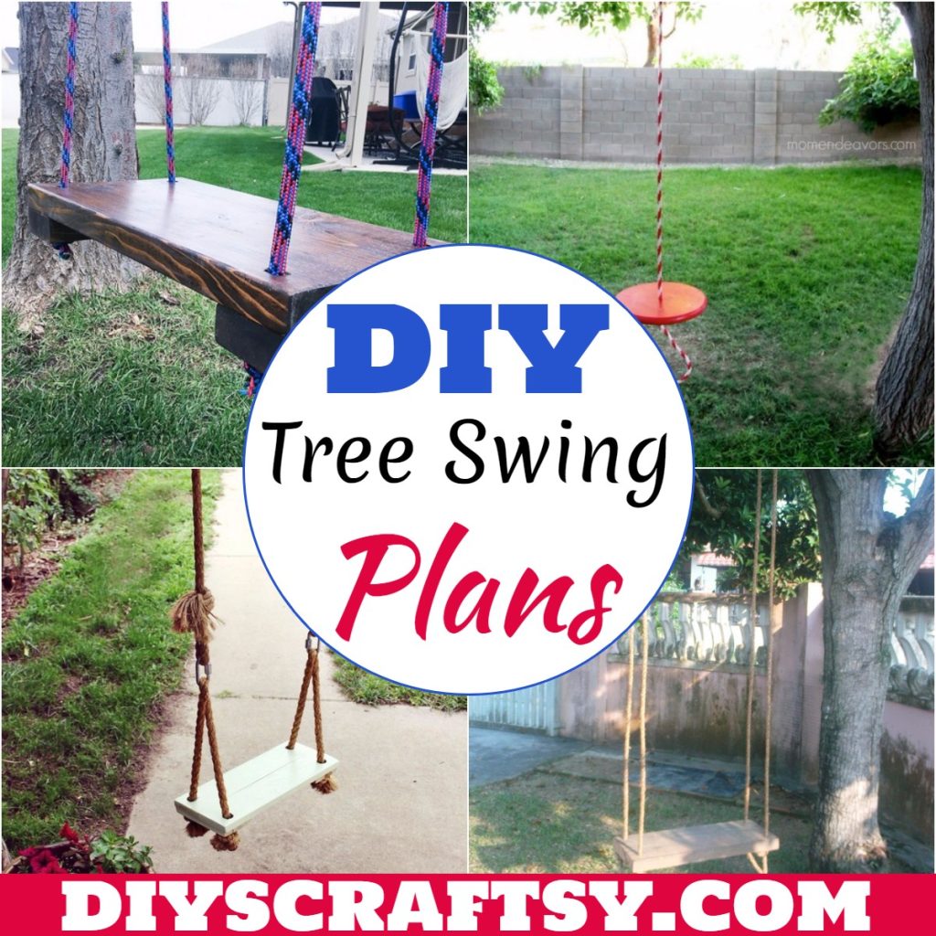 12 DIY Tree Swing Ideas For Outdoor DIYsCraftsy