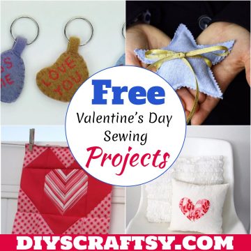 Free Valentine’s Day Sewing Projects 1