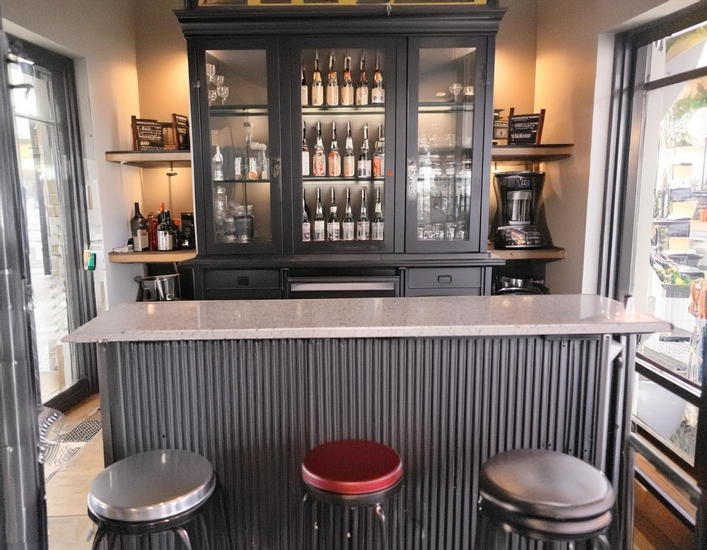 Hutch Converted Liquor Cabinet