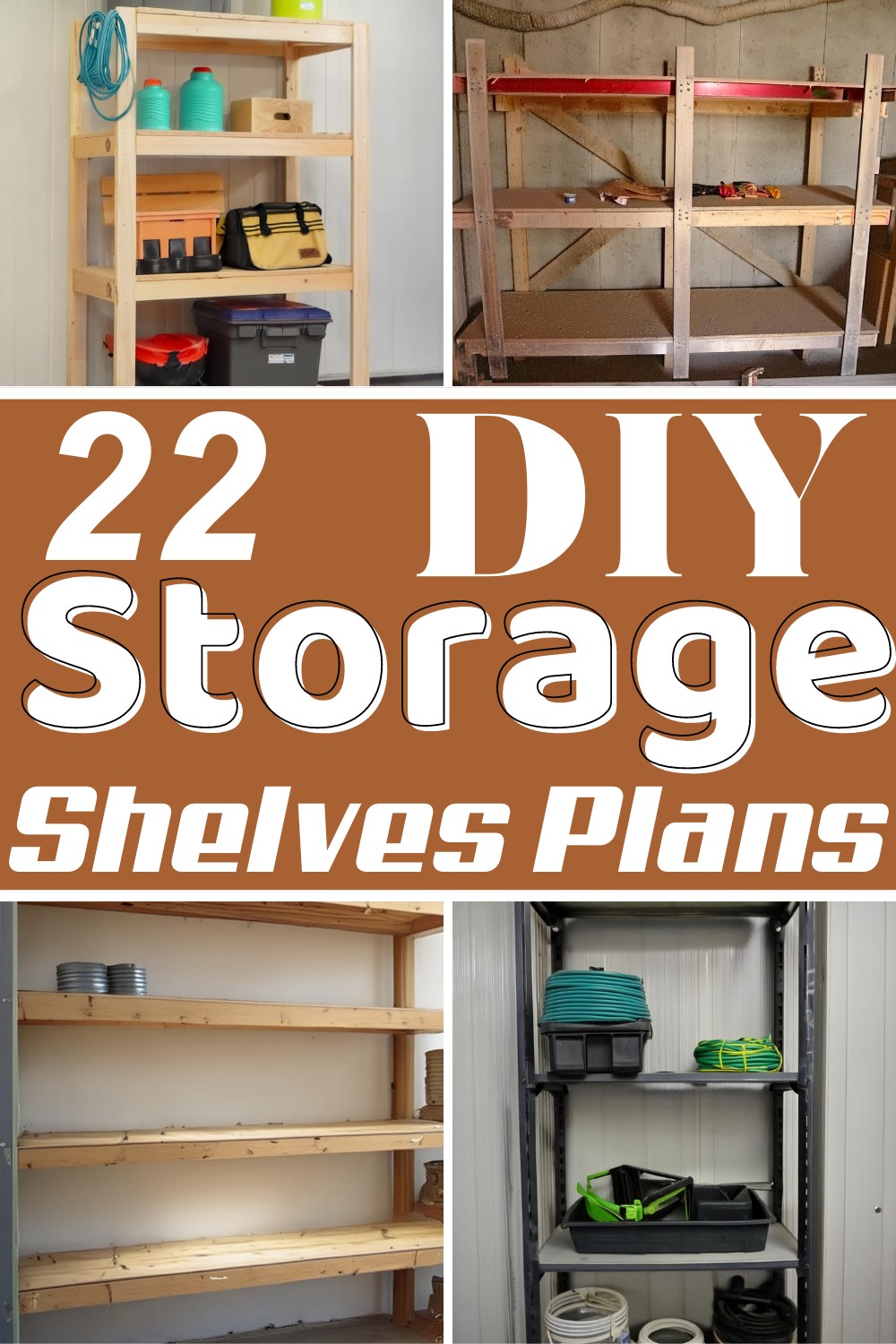 22 DIY Storage Shelves Plans