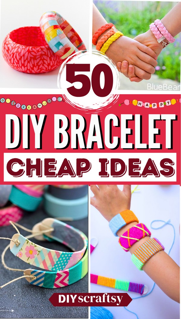 50 DIY Bracelet Projects Cheap Ideas