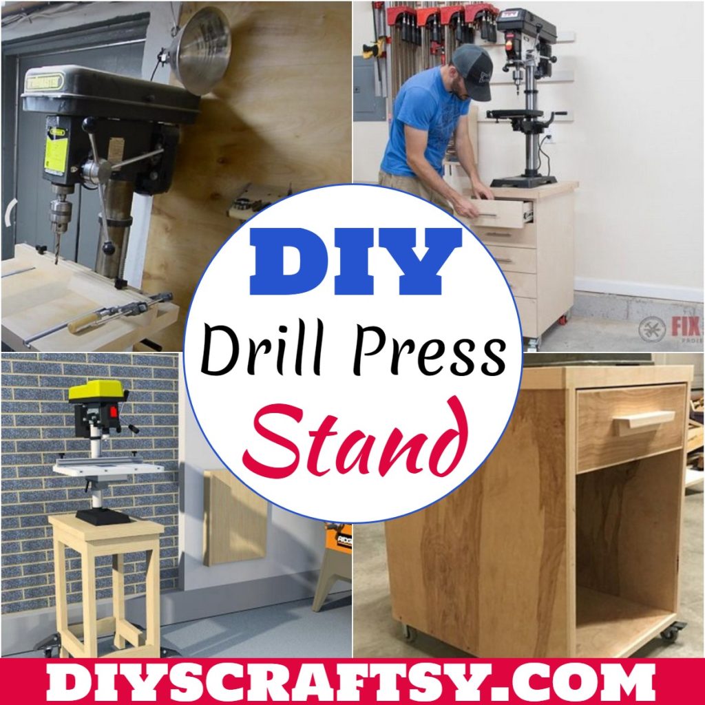 20 Functional DIY Drill Press Stand Ideas DIYsCraftsy