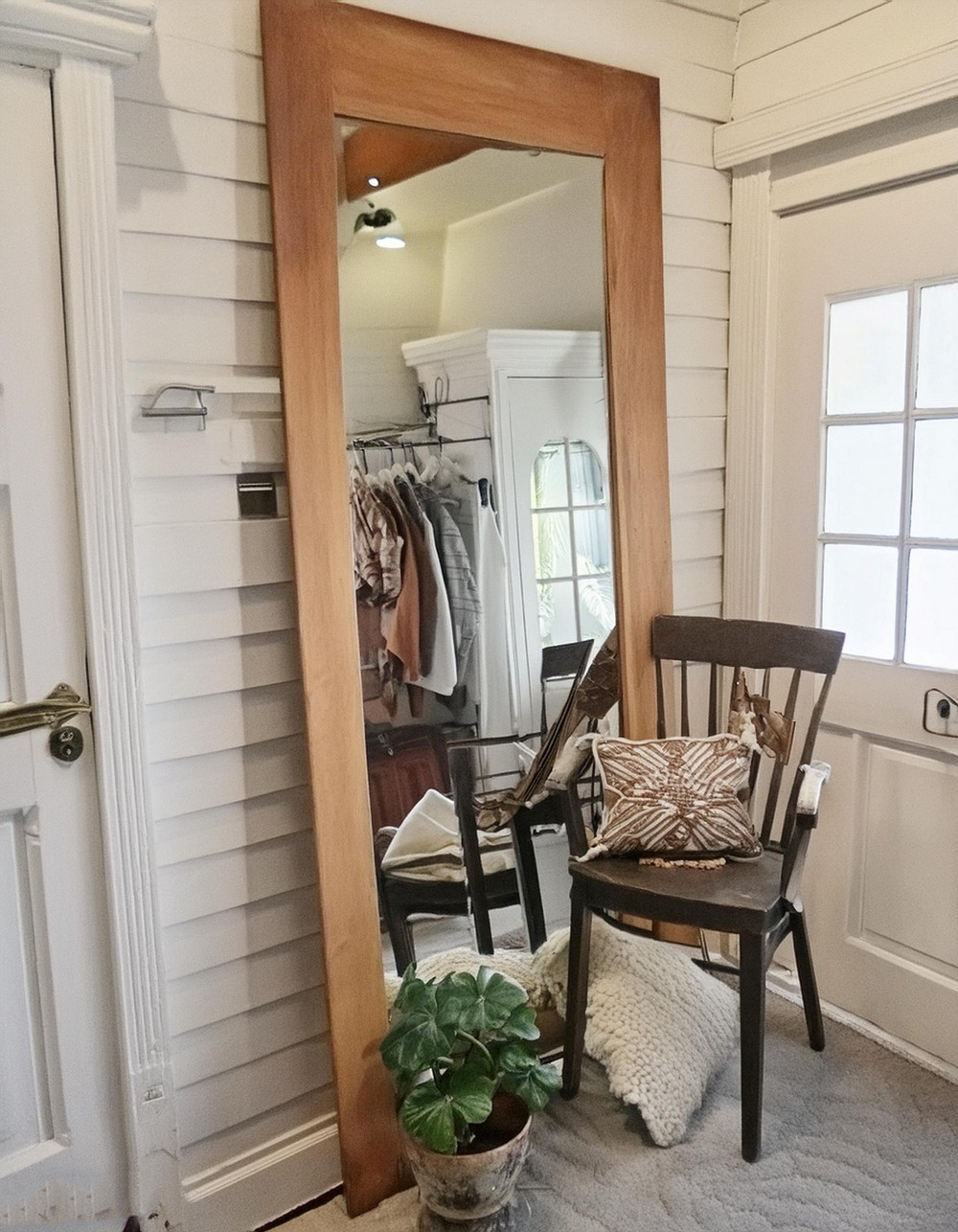 DIY Floor Mirror