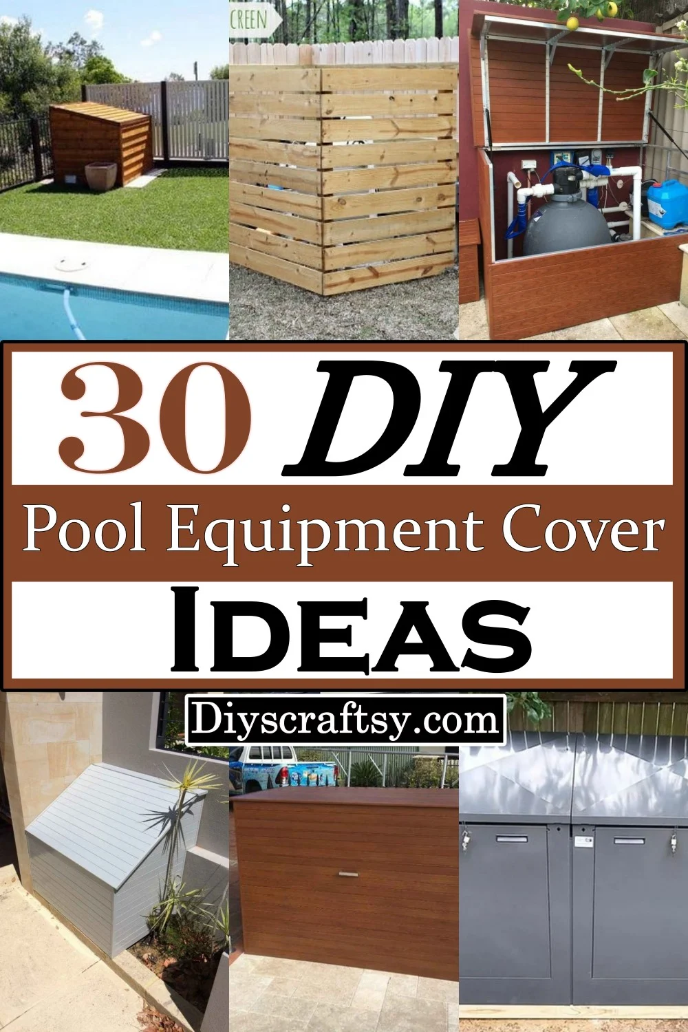 CleverIdeastohidetheAC&PoolEquipment Backyard Pool, 48 OFF