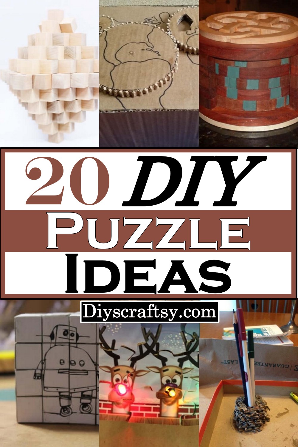 20 DIY Puzzle Ideas For Kids DIYsCraftsy