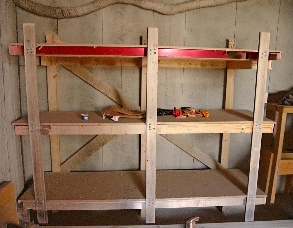 DIY Storage Shelving