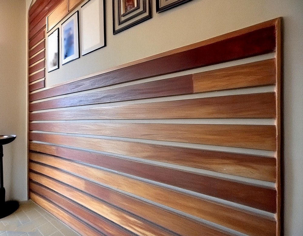 DIY Wood Slat Wall