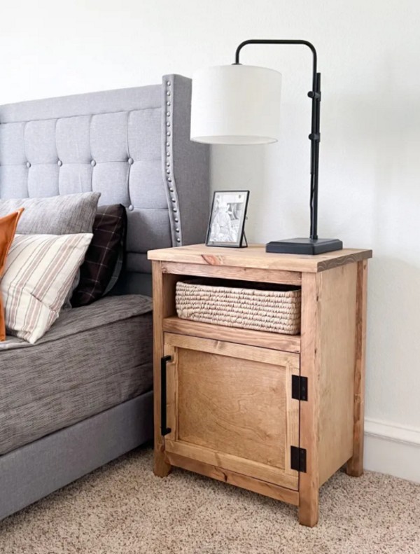 Farmhouse Nightstand To DIY