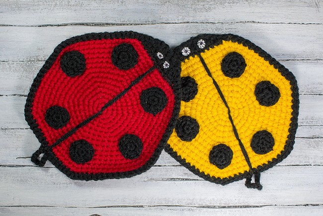 Ladybug Potholder