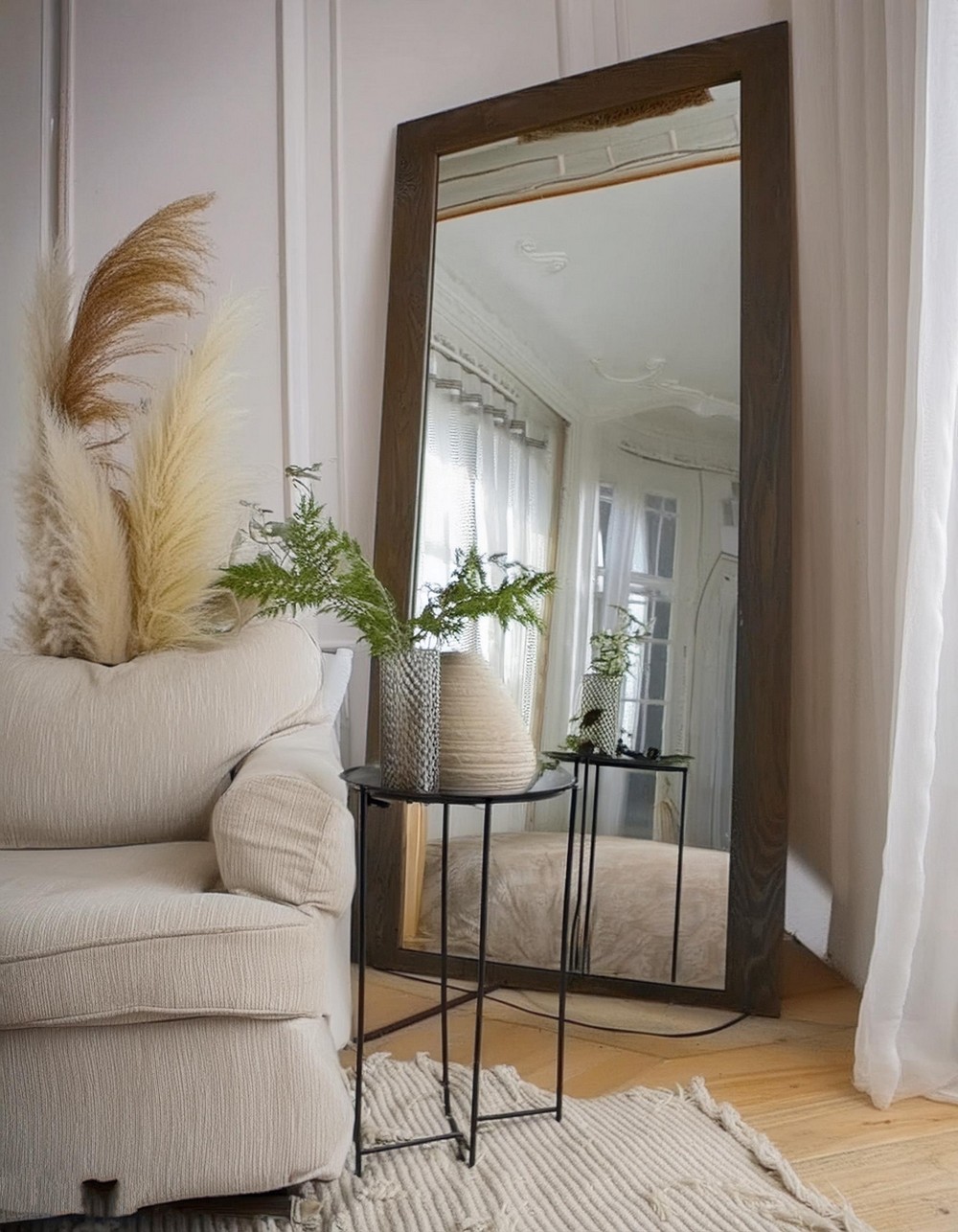 Large Floor Leaner Mirror