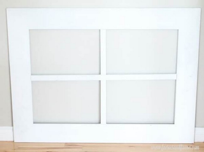 Old Lumber Window Frame