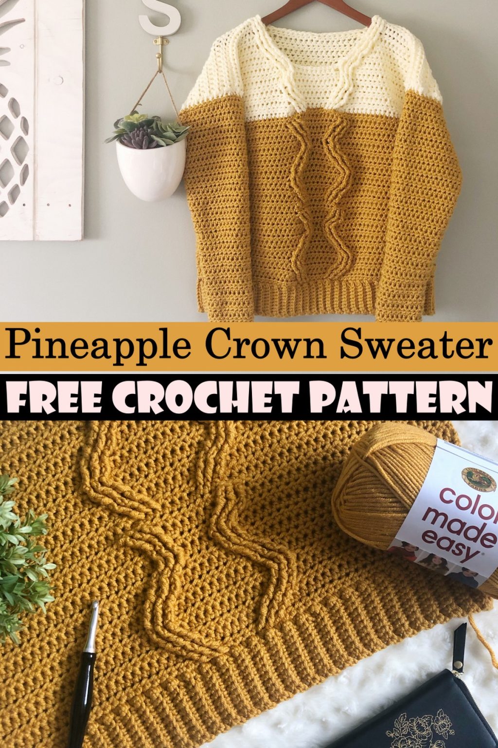 So Sweet Crochet Pant - Pineapple