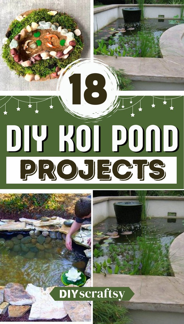 18 DIY Koi Pond Projects For Home
