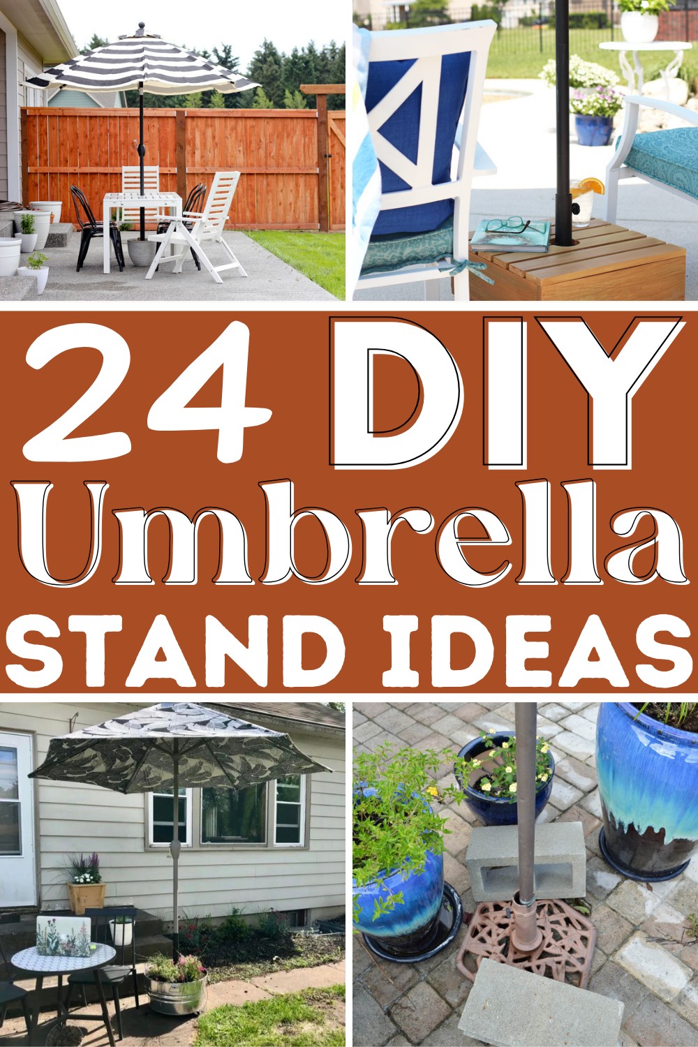 24 DIY Umbrella Stand That You Can Build Today