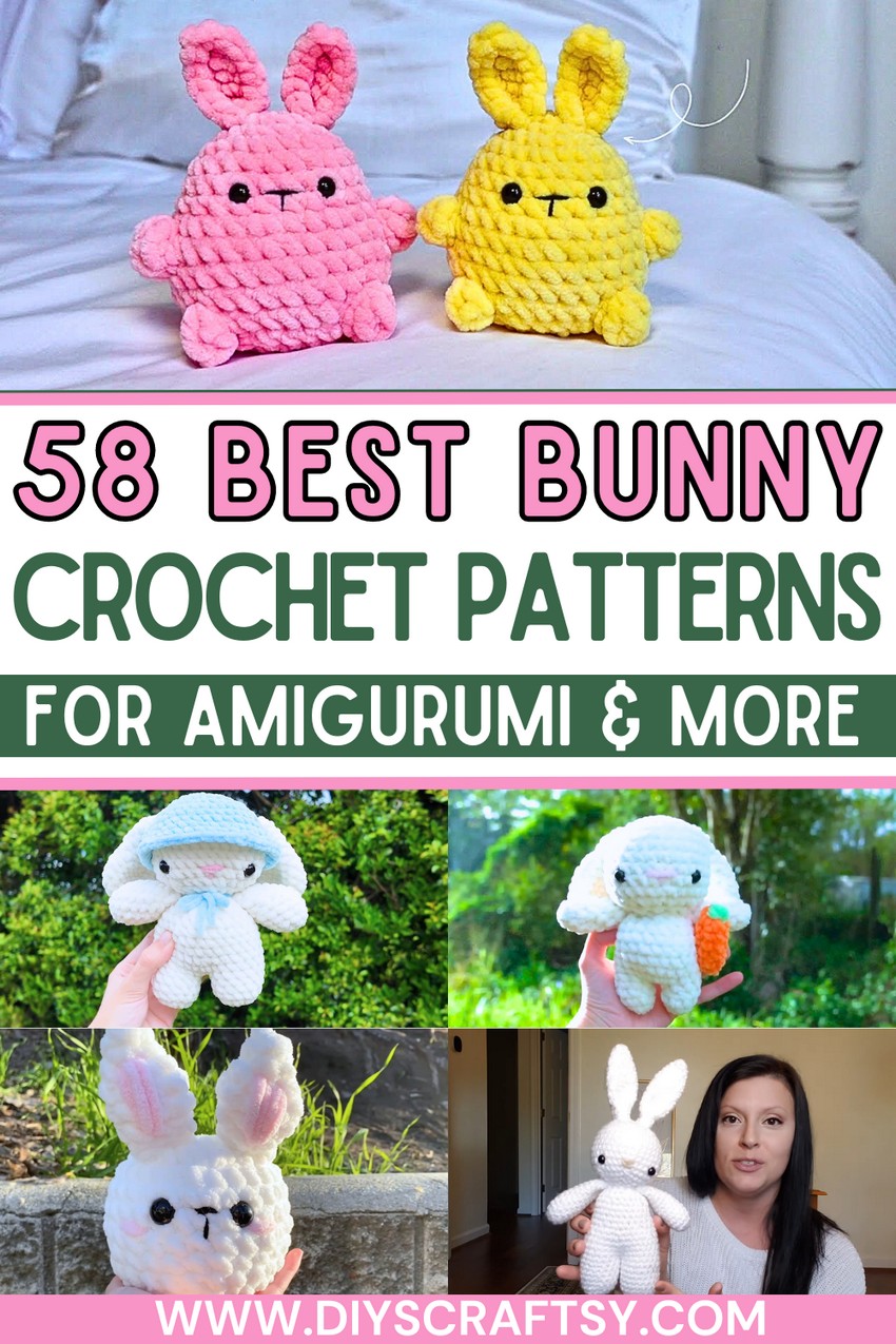 58 Free Crochet Bunny Patterns For Kids