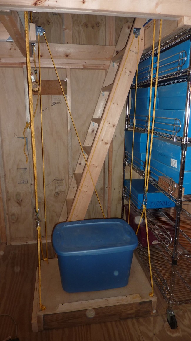 An Elevator For My 10'x12' Storage Shed