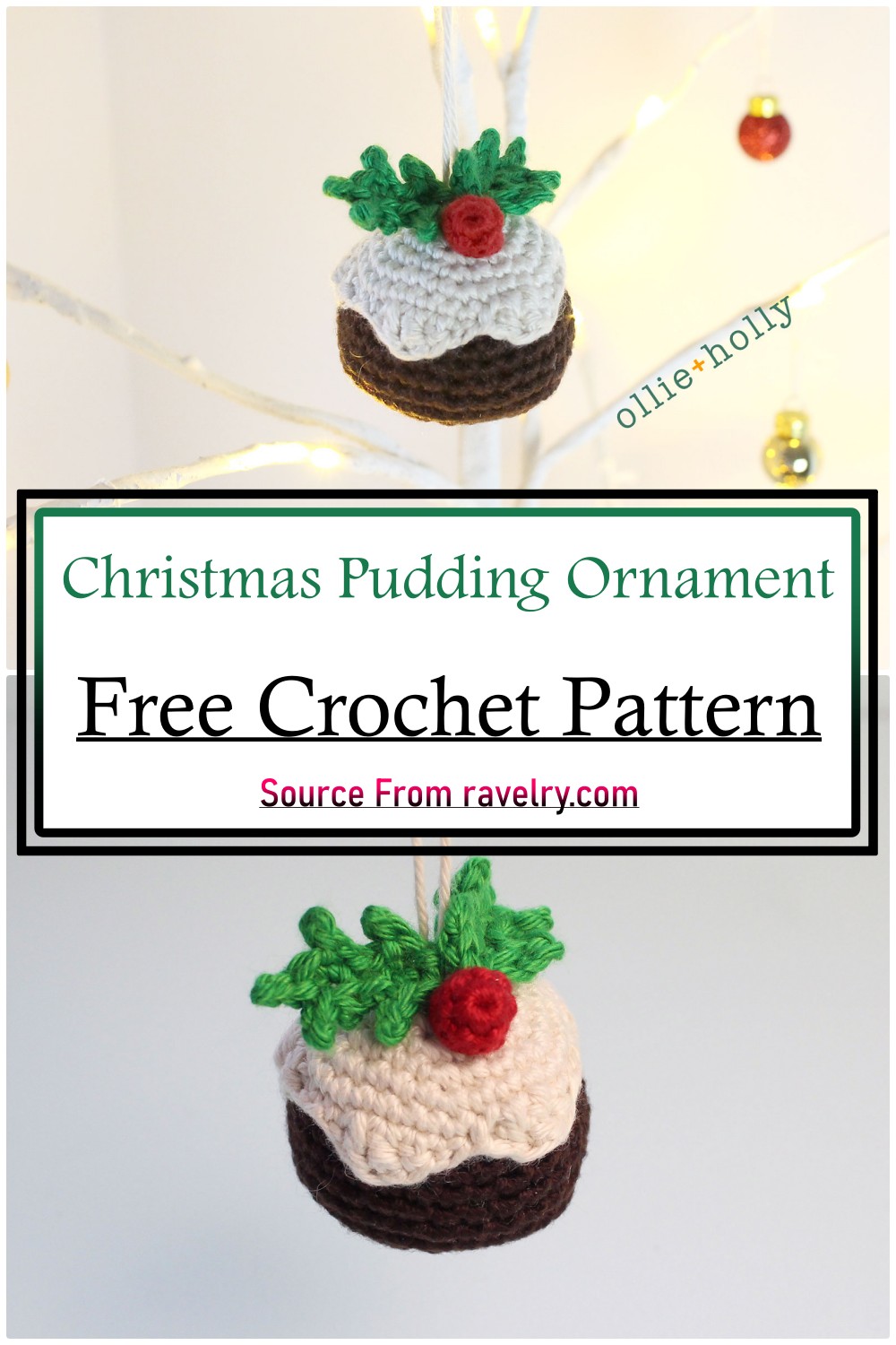 Christmas Pudding OrnamentChristmas Pudding Ornament