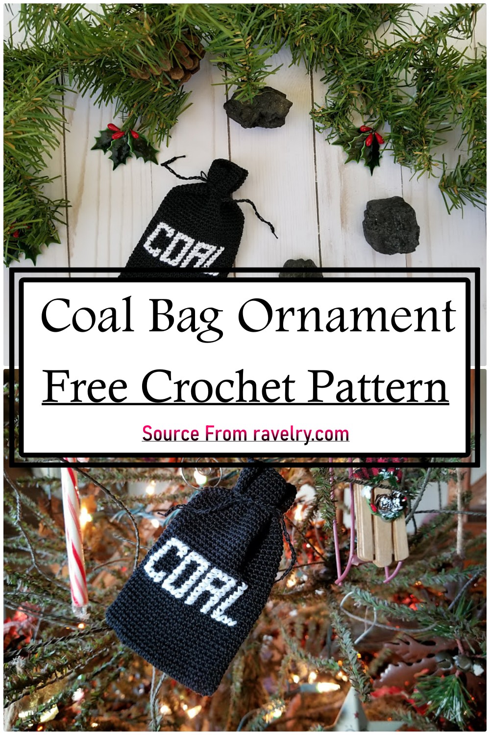 Coal Bag Ornament