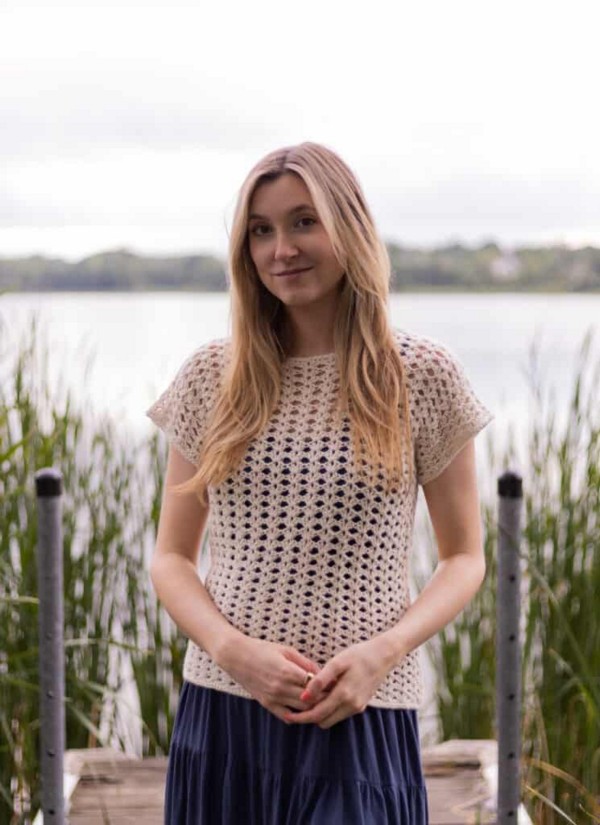 Crochet Iris Stitch Tee Pattern