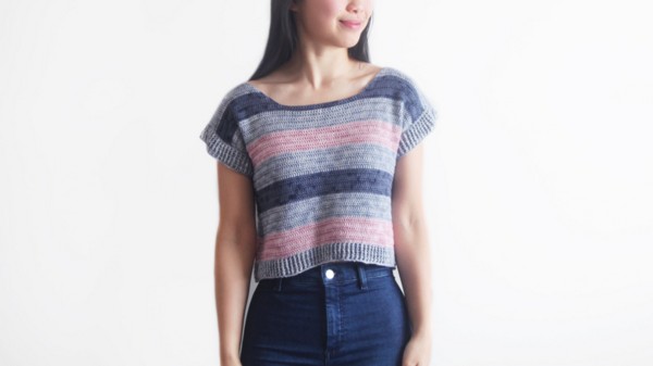 Crochet Riviera Stripe Tee