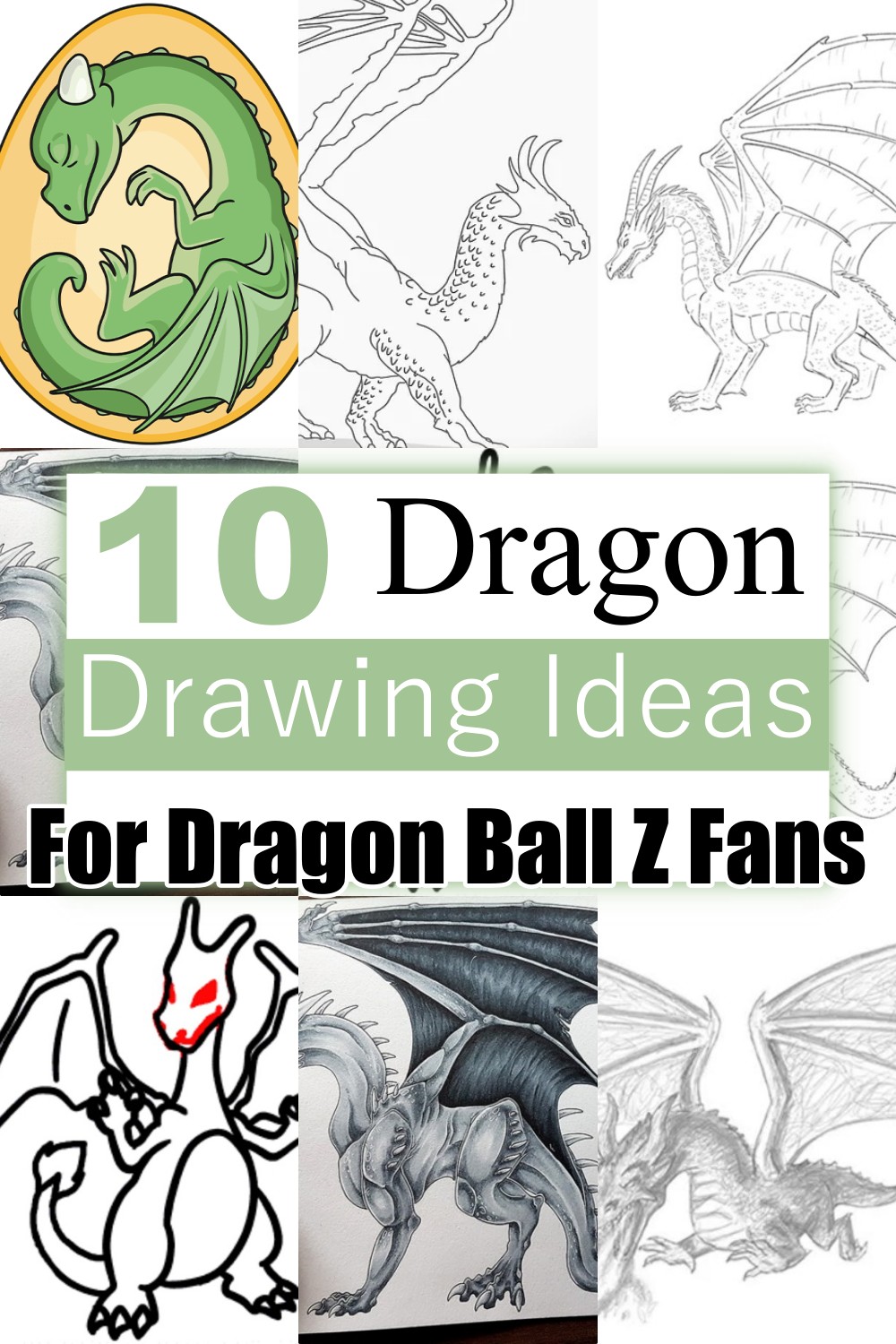 10 Dragon Drawing Ideas For Dragon Ball Z Fans