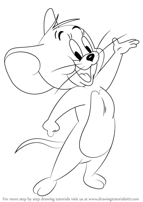 Draw Jerry The Mouse