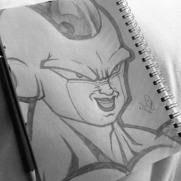 Frieza Pencil Drawing