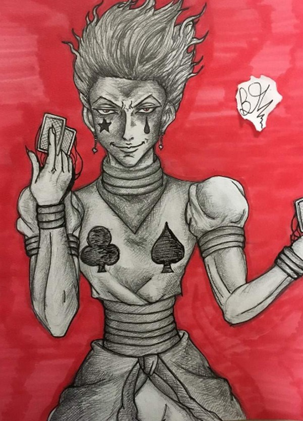 Powerful Hisoka Drawing