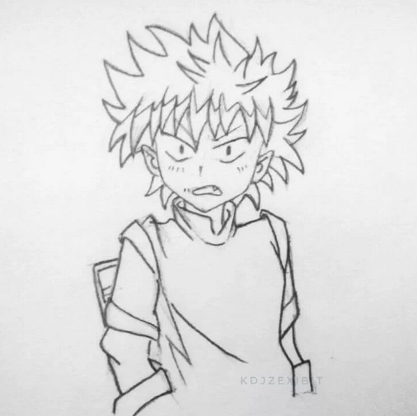 annoyed Killua