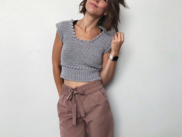 Bobble Crop Top To Crocheting