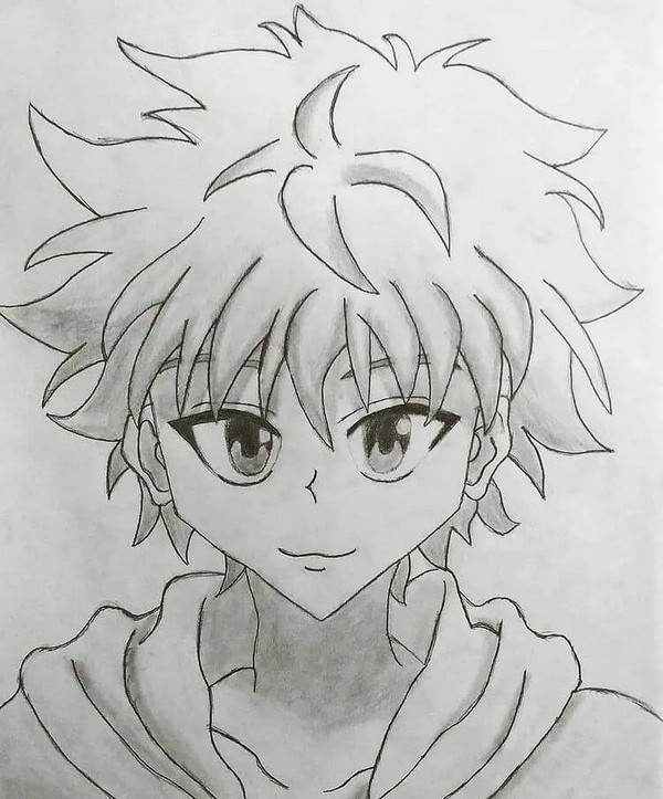 easy Killua drawing