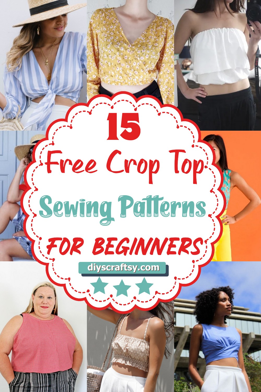 15 Free Crop Top Sewing Patterns For Beginners - DIYsCraftsy