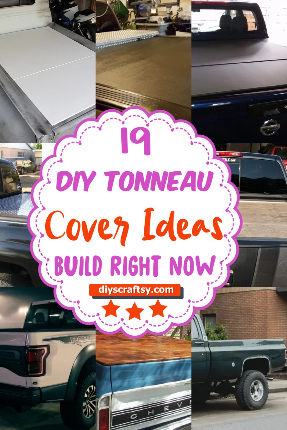 19 Easy DIY Tonneau Cover Ideas To Build Right Now