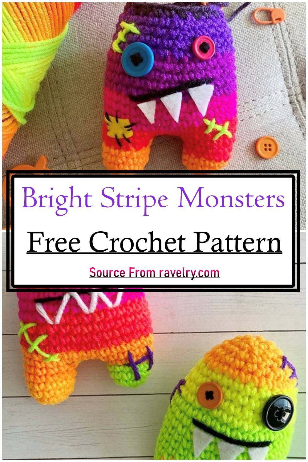 Bright Stripe Monsters
