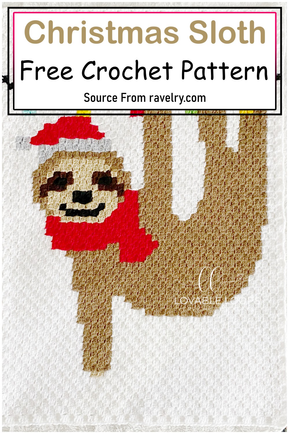 Christmas Sloth