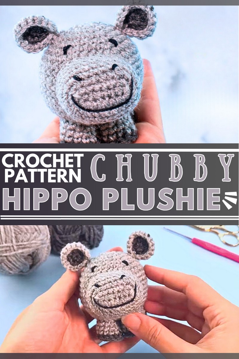 Chubby Hippo amigurumi