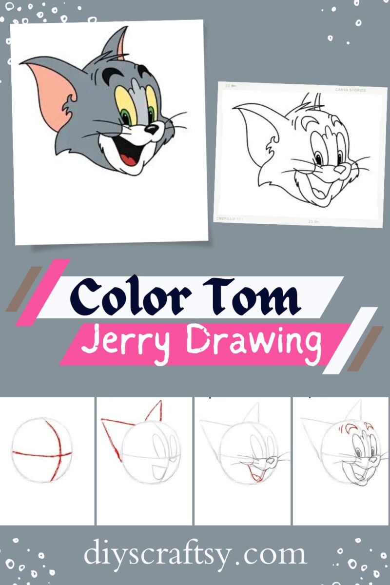 15 Tom And Jerry Drawing Ideas For Kids DIYsCraftsy
