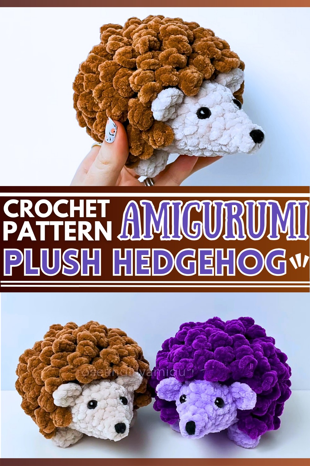  Crochet Hedgehog 