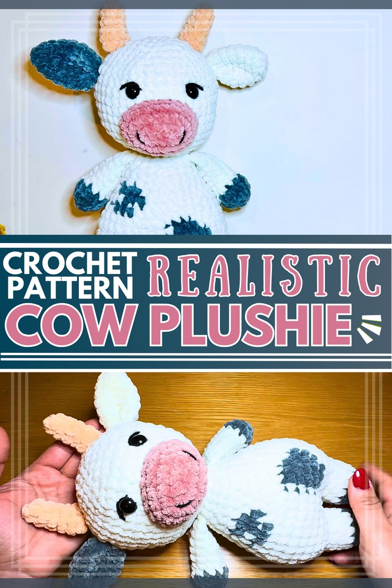 Crochet Realistic Cow