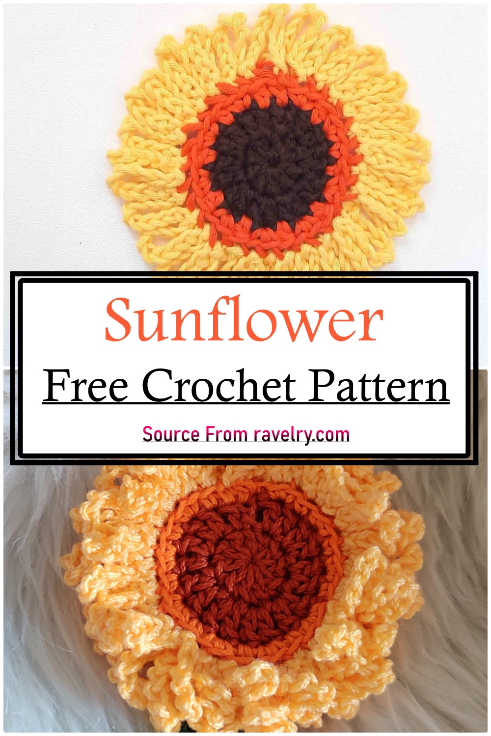 Crochet Sunflower
