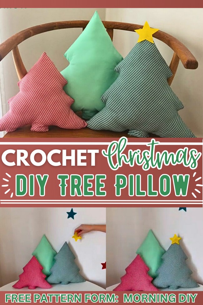DIY Christmas Tree Pillow