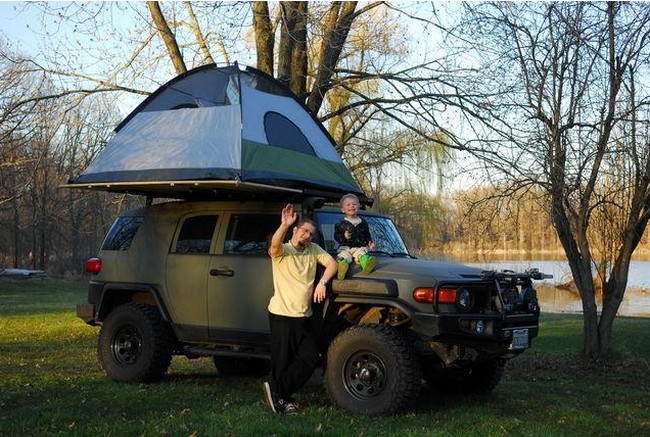 DIY Hard Shell Rooftop Tent