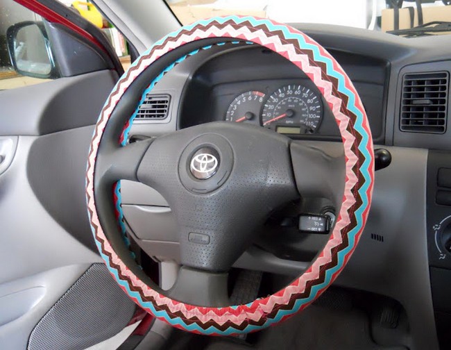 DIY Steering Wheel Cover
