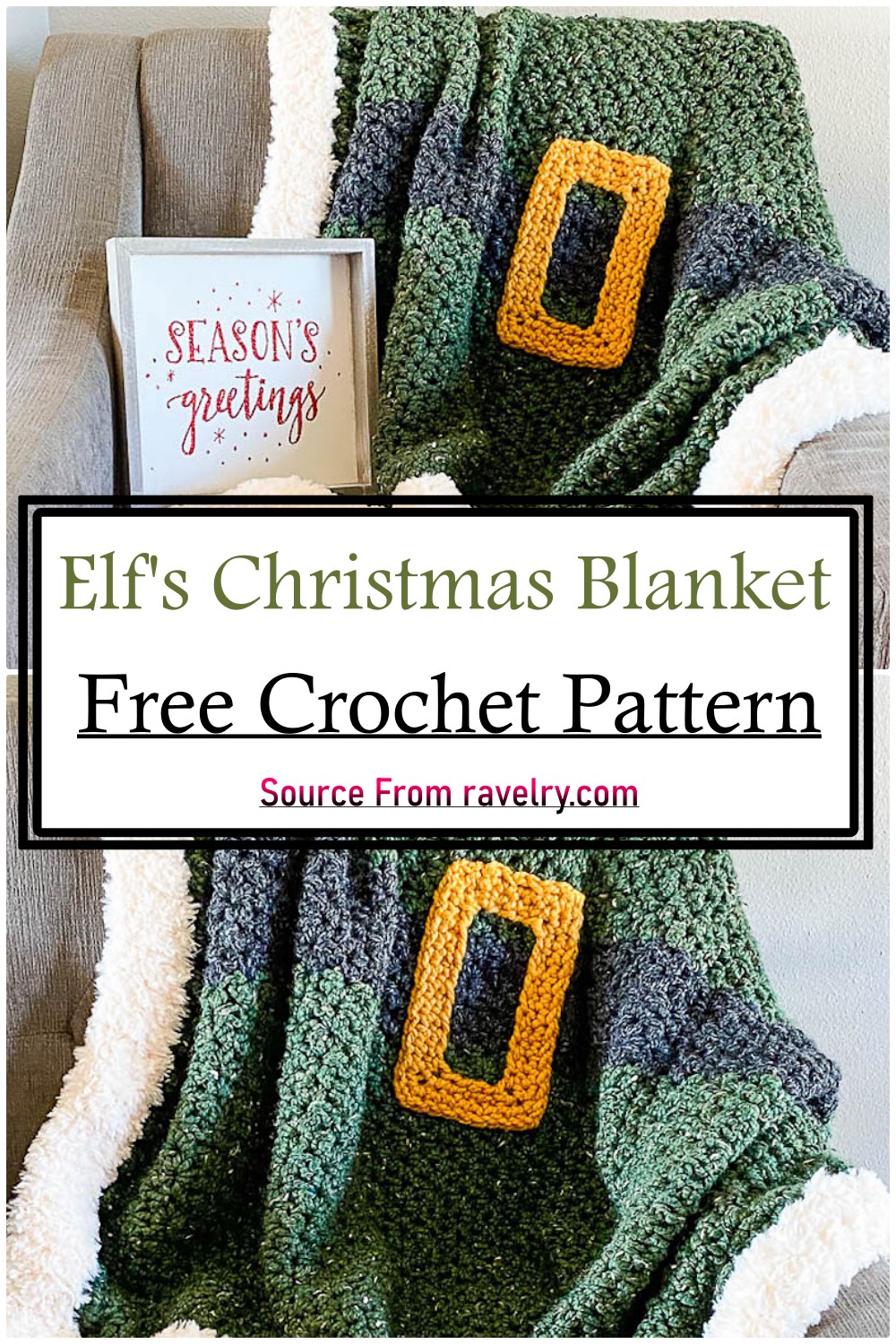 Elf's Christmas Blanket