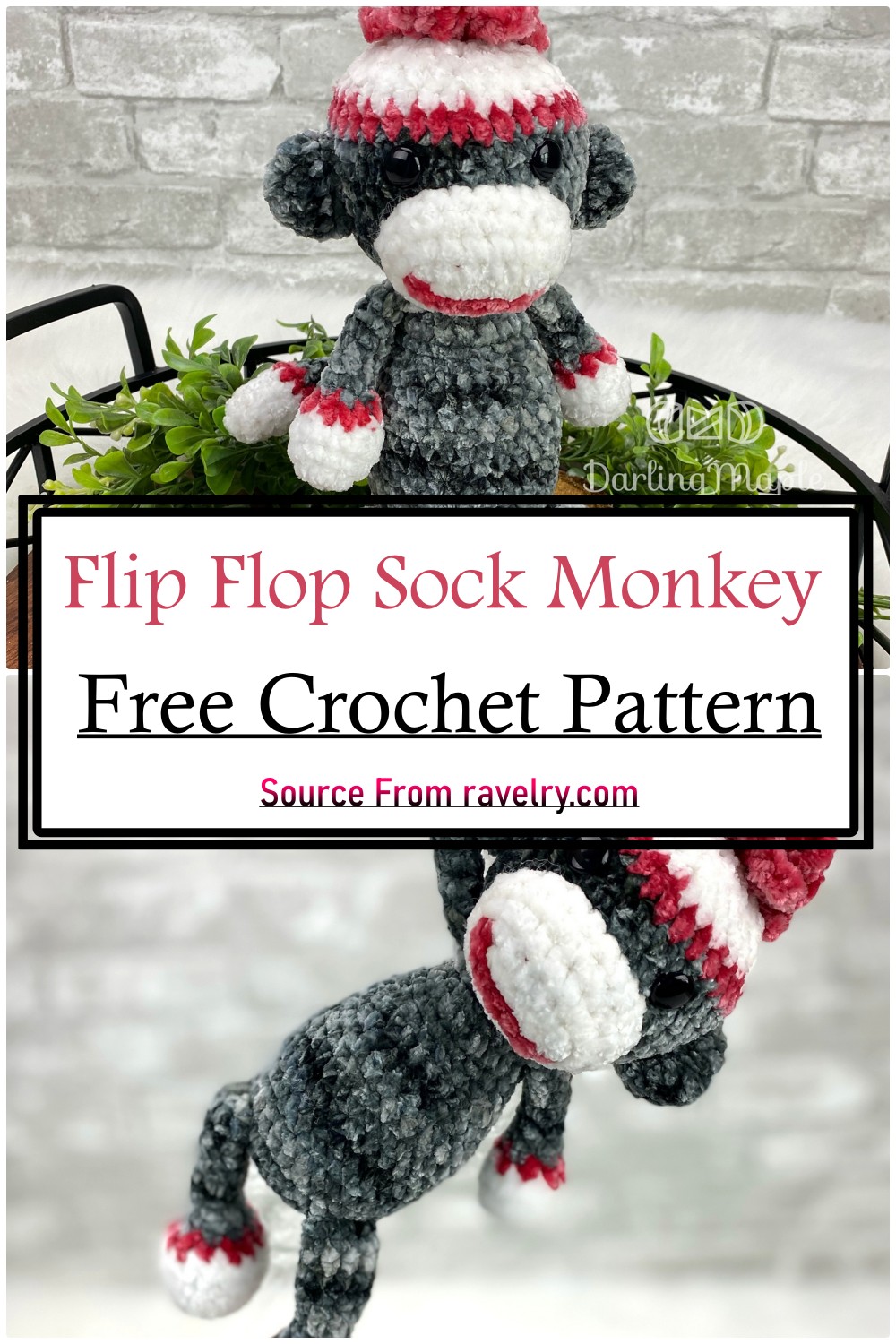 Flip Flop Sock Monkey
